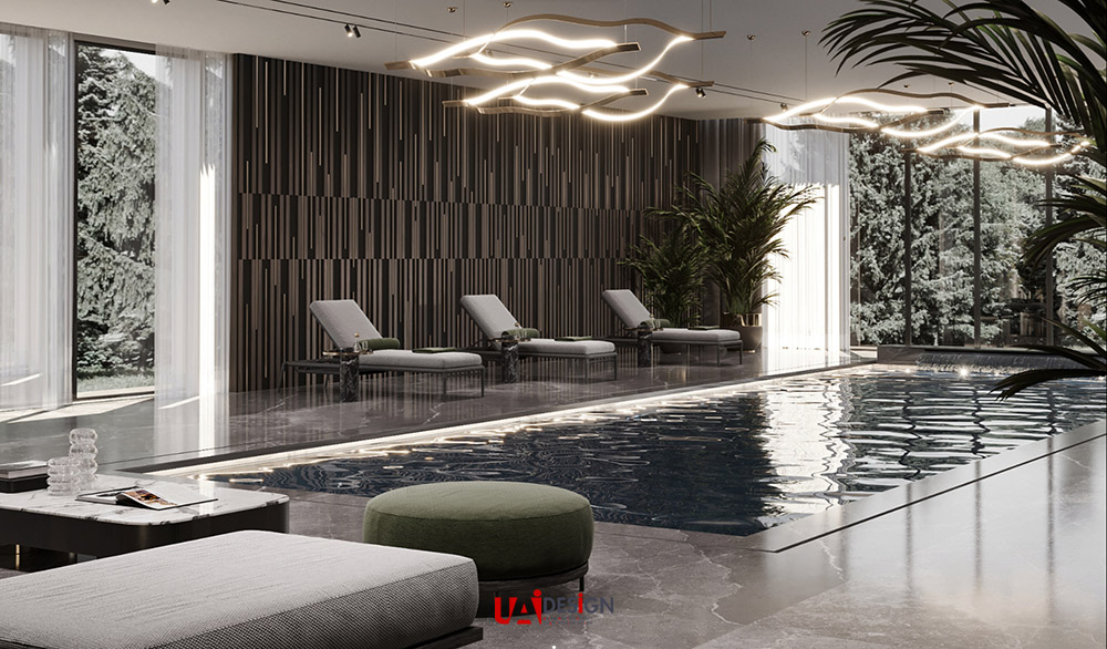 Thiết kế, thi công nội thất Modern Luxury Riverside Villa 450 M2 - UAI Design