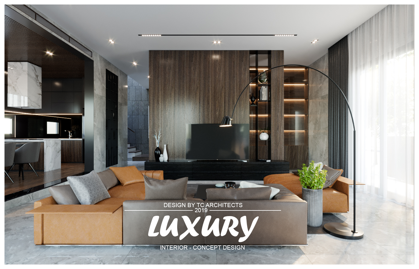 Thiết kế Nội thất Biệt Thự phong cách Hiện đại Luxury villa