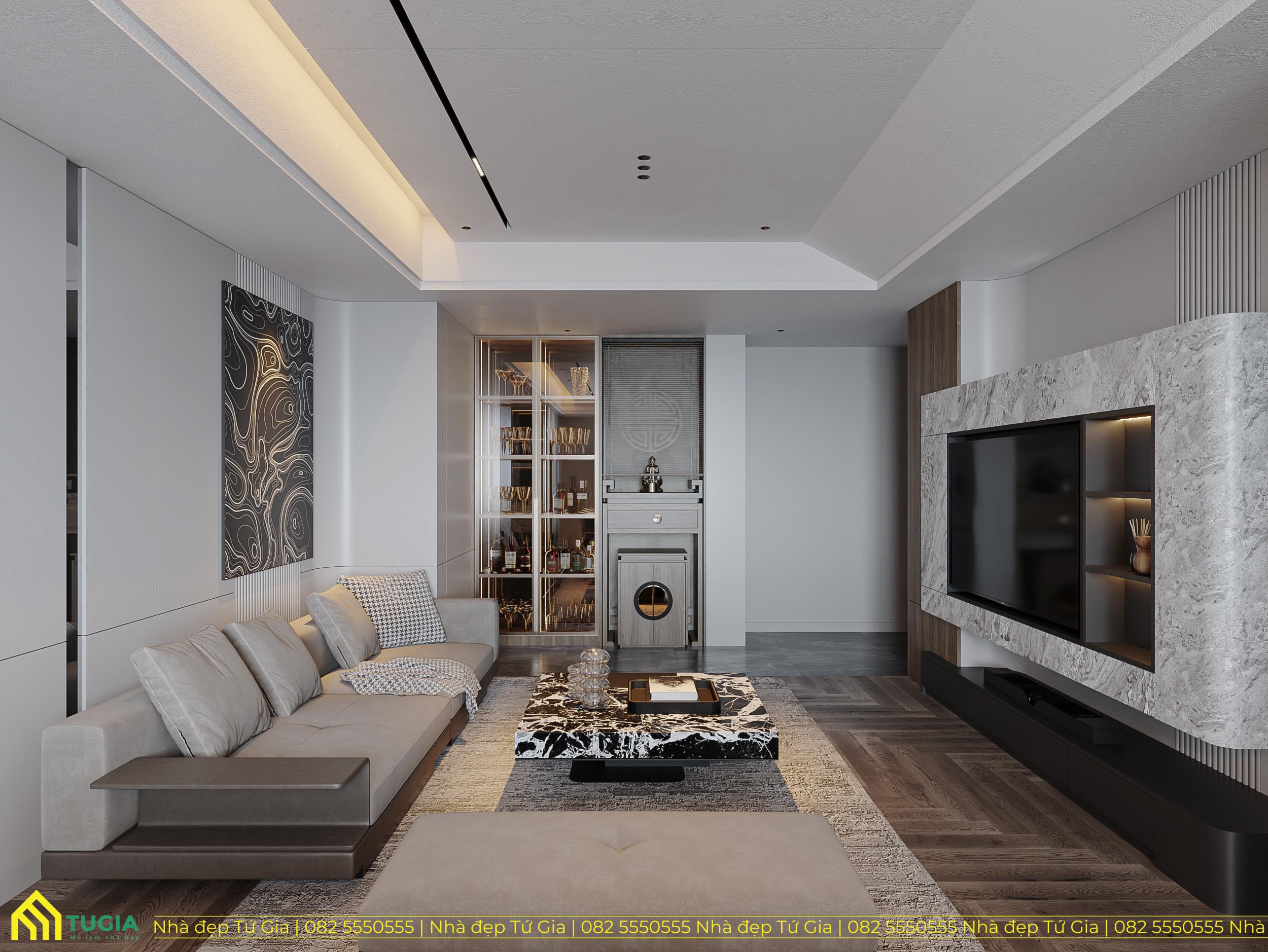 Dự án thiết kế nội thất chung cư 3 phòng ngủ